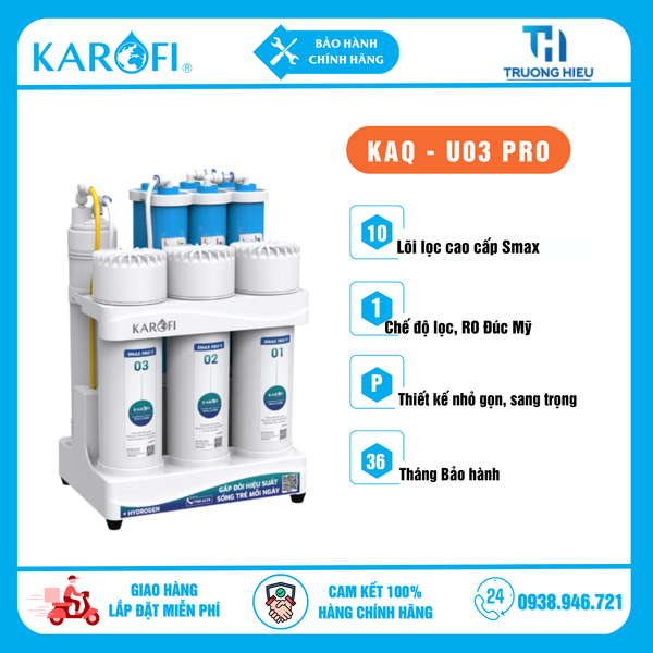 Máy Lọc Nước RO Để Gầm KAROFI KAQ-U03 PRO