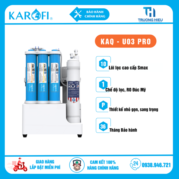 Máy Lọc Nước RO Để Gầm KAROFI KAQ-U03 PRO