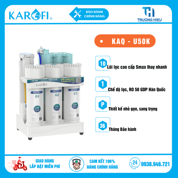 Máy Lọc Nước Để Gầm KAROFI KAQ-U50K