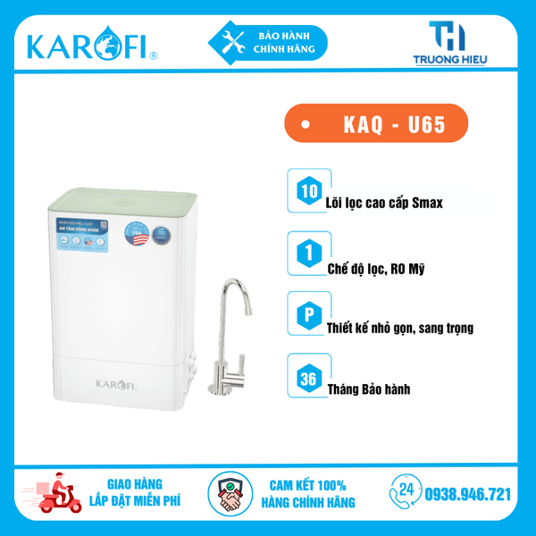 Máy lọc nước RO Để Gầm Karofi KAQ-U65