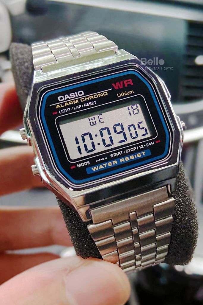  [Pin Miễn Phí Trọn Đời] A159WA-N1DF - Đồng hồ Casio - Tem vàng chống giả 