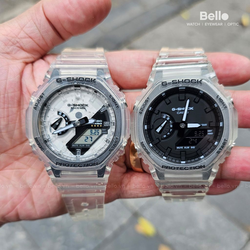  [Pin Miễn Phí Trọn Đời] GA-2100SKE-7A - Đồng hồ G-Shock Nam - Tem Vàng Chống Giả 