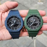  [Pin Miễn Phí Trọn Đời] GA-B2100-2ADR - Đồng hồ G-Shock Nam - Tem Vàng Chống Giả 