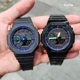  Casio G-Shock GA-2100VB-1A - Uy tín từ 2009, Tem vàng chống giả, Bảo hành 5 năm, Pin miễn phí trọn đời 
