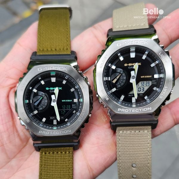  Casio G-Shock GM-2100C-5ADR - Uy tín từ 2009, Tem vàng chống giả, Bảo hành 5 năm, Pin miễn phí trọn đời 