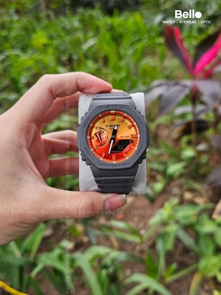  Casio G-Shock GA-2100FL-8A - Uy tín từ 2009, Tem vàng chống giả, Bảo hành 5 năm, Pin miễn phí trọn đời 