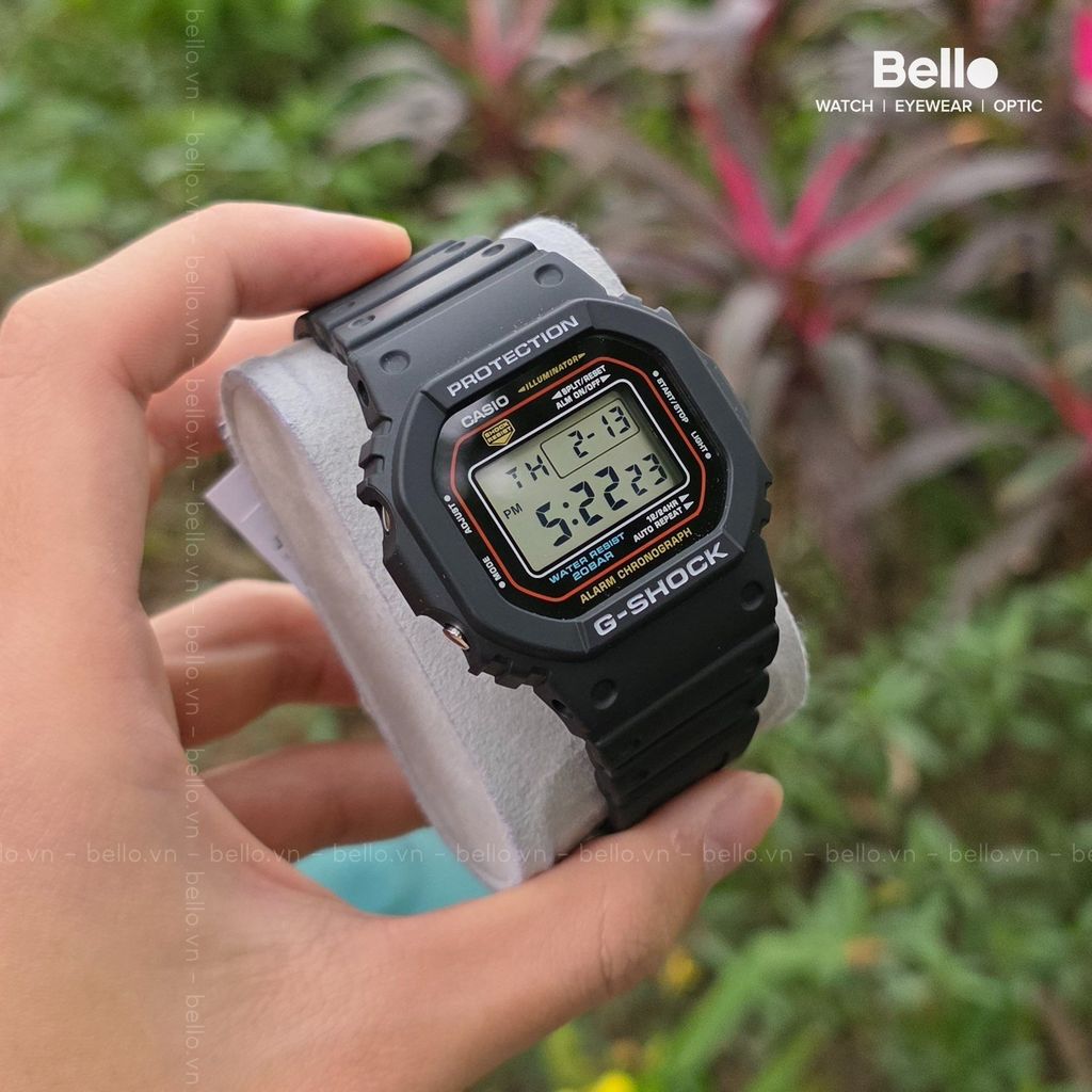  Casio G-Shock DW-5600RL-1 - Uy tín từ 2009, Tem vàng chống giả, Bảo hành 5 năm, Pin miễn phí trọn đời 