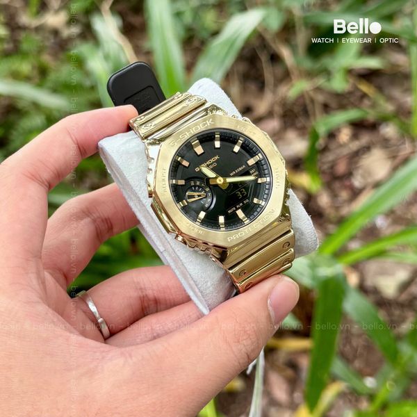  Casio G-Shock GM-2100YMG-9A - Uy tín từ 2009, Tem vàng chống giả, Bảo hành 5 năm, Pin miễn phí trọn đời 