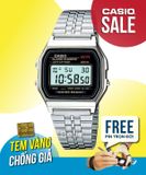  [Pin Miễn Phí Trọn Đời] A159W-N1DF - Đồng hồ Casio - Tem vàng chống giả 