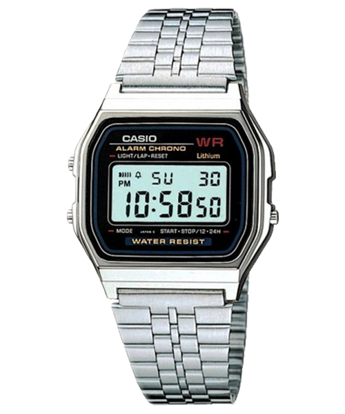  [Pin Miễn Phí Trọn Đời] A159W-N1DF - Đồng hồ Casio - Tem vàng chống giả 