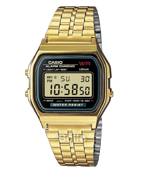  [Pin Miễn Phí Trọn Đời] A159WGEA-1DF - Đồng hồ Casio - Tem vàng chống giả 