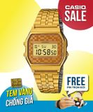  [Pin Miễn Phí Trọn Đời] A159WGEA-9ADF - Đồng hồ Casio - Tem vàng chống giả 