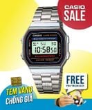  Casio A168WA-1WDF - Uy tín từ 2009, Tem vàng chống giả, Bảo hành 1 năm, Pin miễn phí trọn đời 