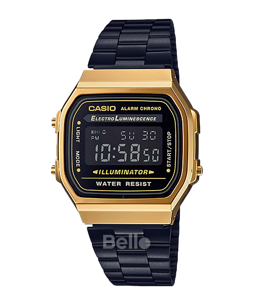  [Pin Miễn Phí Trọn Đời] A168WEGB-1BDF - Đồng hồ Casio - Tem vàng chống giả 