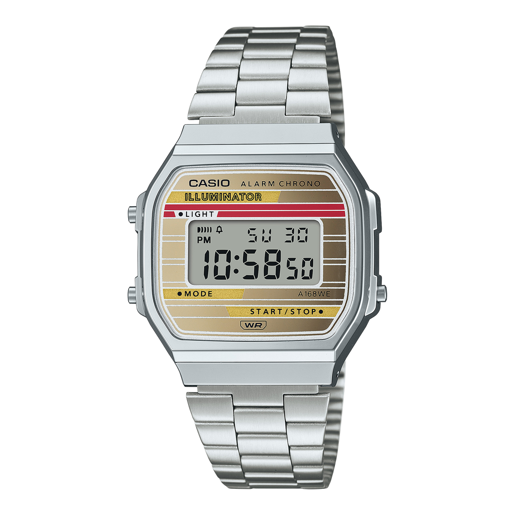  Casio A168WEHA-9A - Uy tín từ 2009, Tem vàng chống giả, Bảo hành 1 năm, Pin miễn phí trọn đời 