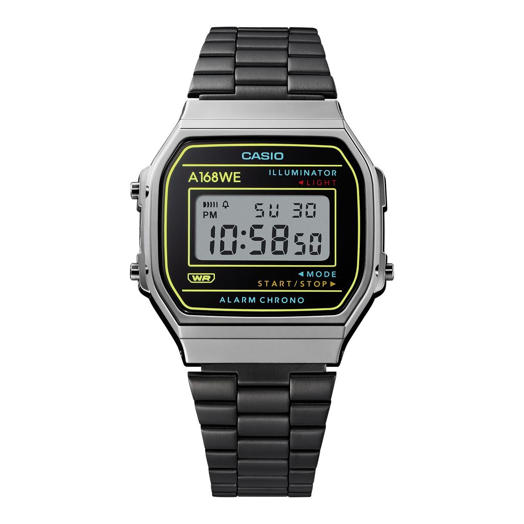  Casio A168WEHB-1A - Uy tín từ 2009, Tem vàng chống giả, Bảo hành 1 năm, Pin miễn phí trọn đời 