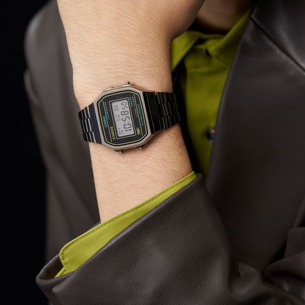  Casio A168WEHB-1A - Uy tín từ 2009, Tem vàng chống giả, Bảo hành 1 năm, Pin miễn phí trọn đời 