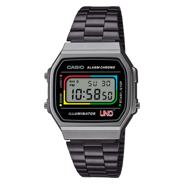  Casio [LIMITED] A168WEUC-1A - Uy tín từ 2009, Tem vàng chống giả, Bảo hành 1 năm, Pin miễn phí trọn đời 