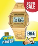  Casio A168WG-9WDF - Uy tín từ 2009, Tem vàng chống giả, Bảo hành 1 năm, Pin miễn phí trọn đời 