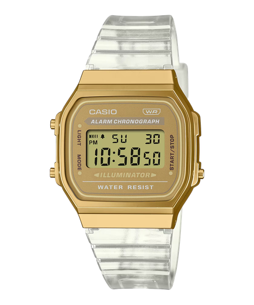 Casio A168XESG-9A - Uy tín từ 2009, Tem vàng chống giả, Bảo hành 1 năm, Pin miễn phí trọn đời 