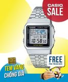  [Pin Miễn Phí Trọn Đời] A500WA-1DF - Đồng hồ Casio - Tem vàng chống giả 