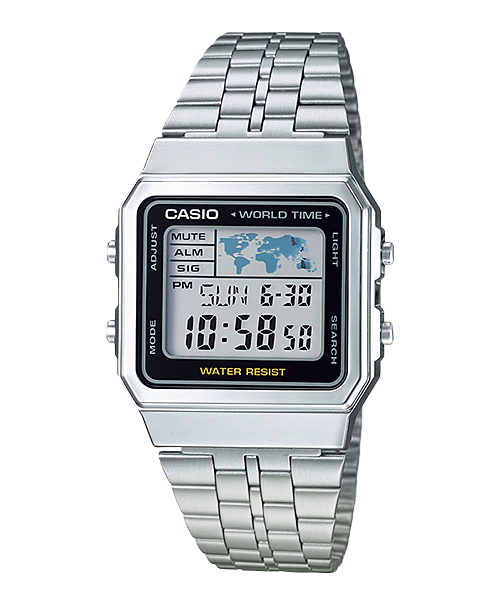  [Pin Miễn Phí Trọn Đời] A500WA-1DF - Đồng hồ Casio - Tem vàng chống giả 