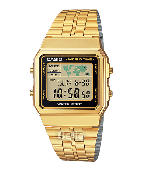  [Pin Miễn Phí Trọn Đời] A500WGA-1DF - Đồng hồ Casio - Tem vàng chống giả 