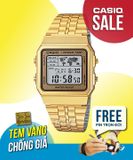  [Pin Miễn Phí Trọn Đời] A500WGA-9DF - Đồng hồ Casio - Tem vàng chống giả 