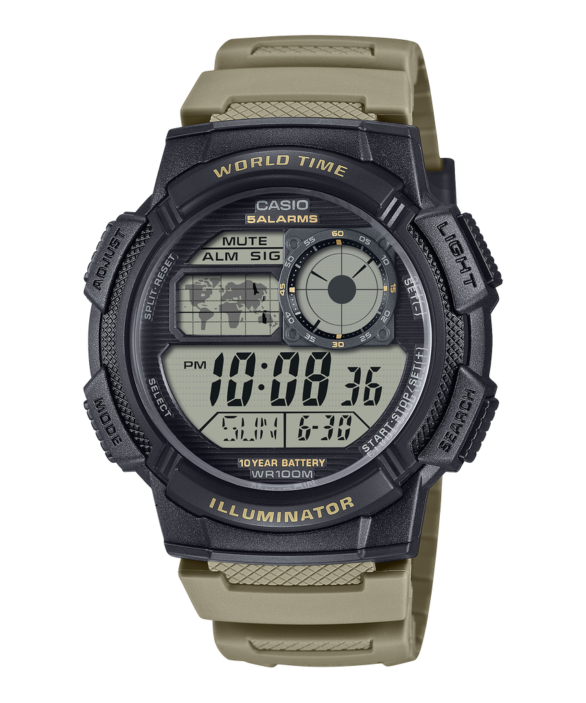  Casio AE-1000W-5A - Uy tín từ 2009, Tem vàng chống giả, Bảo hành 1 năm, Pin miễn phí trọn đời 