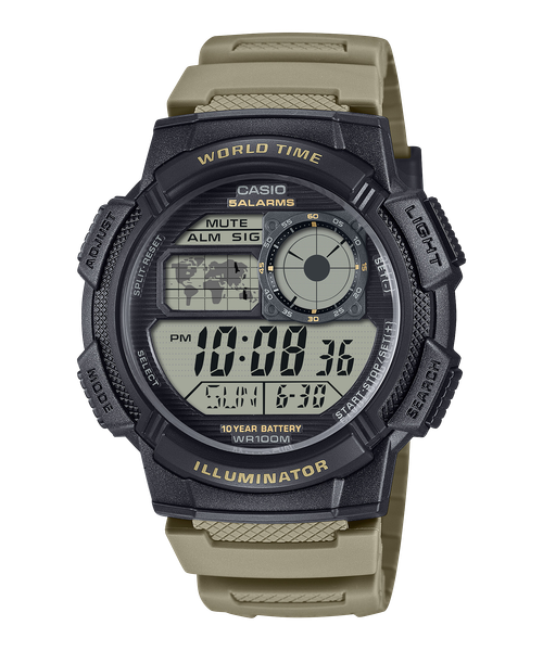  Casio AE-1000W-5A - Uy tín từ 2009, Tem vàng chống giả, Bảo hành 1 năm, Pin miễn phí trọn đời 