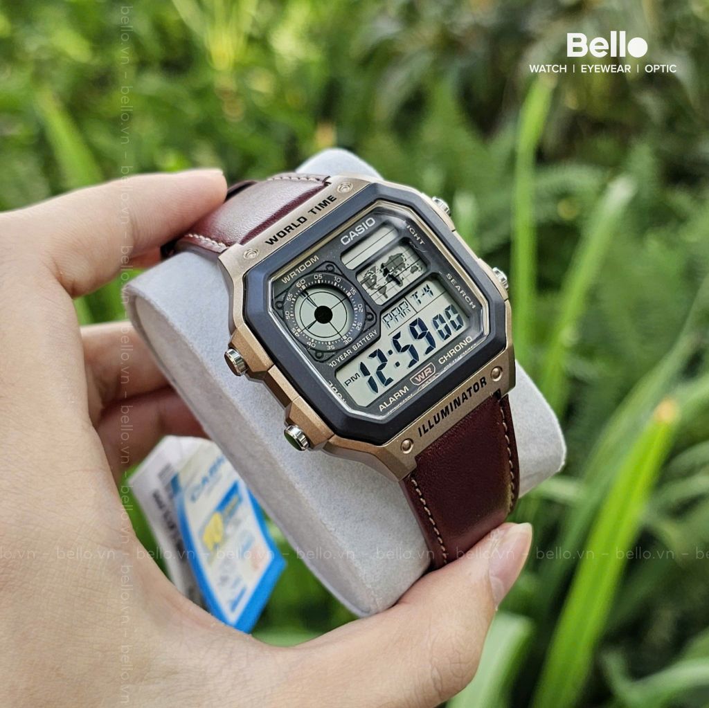  Casio AE-1200WHL-5A - Uy tín từ 2009, Tem vàng chống giả, Bảo hành 1 năm, Pin miễn phí trọn đời 
