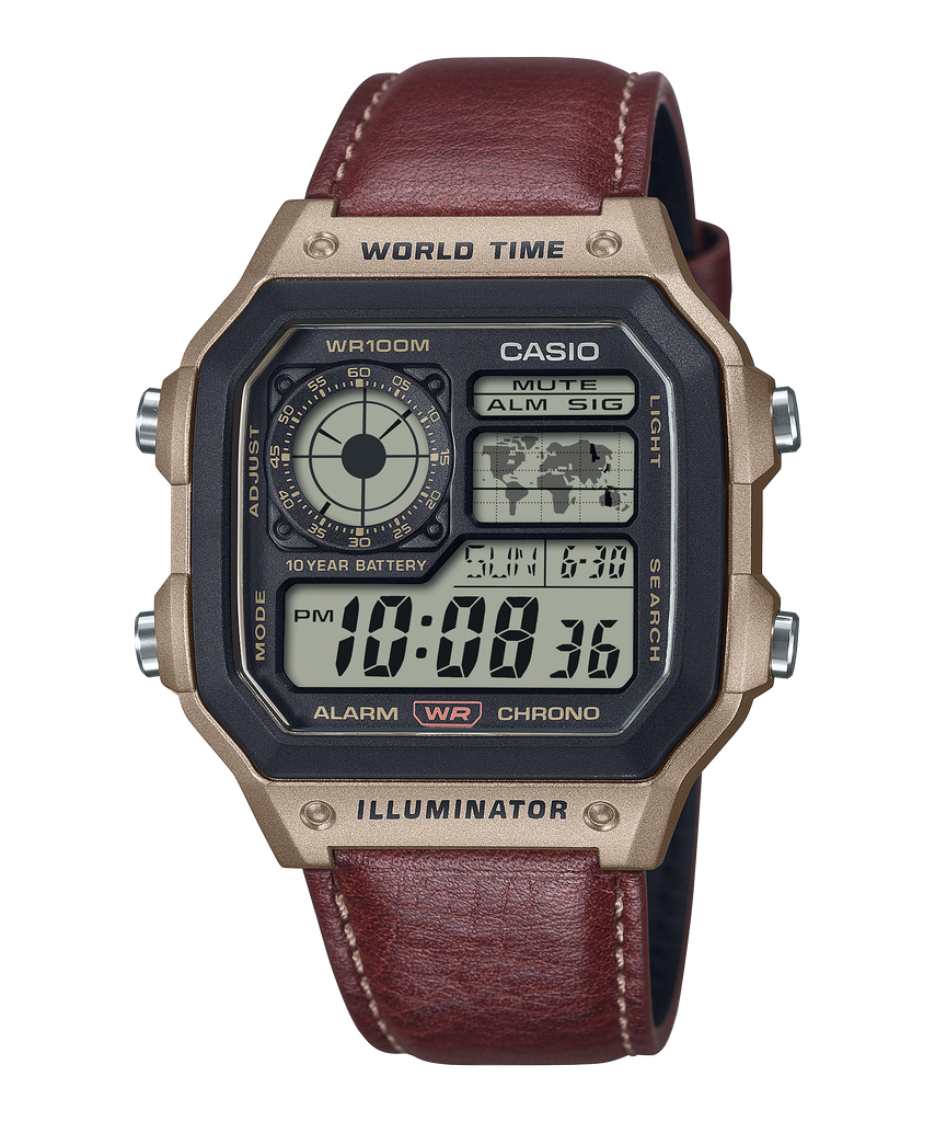  Casio AE-1200WHL-5A - Uy tín từ 2009, Tem vàng chống giả, Bảo hành 1 năm, Pin miễn phí trọn đời 