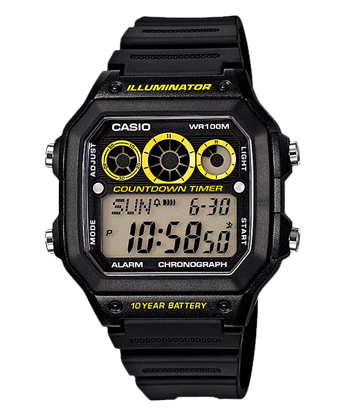  Casio AE-1300WH-1AVDF - Uy tín từ 2009, Tem vàng chống giả, Bảo hành 1 năm, Pin miễn phí trọn đời 