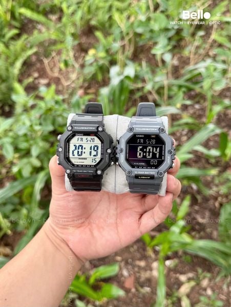  Casio AE-1600H-8B - Uy tín từ 2009, Tem vàng chống giả, Bảo hành 1 năm, Pin miễn phí trọn đời 