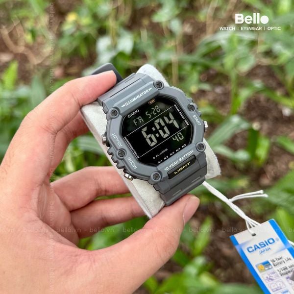  Casio AE-1600H-8B - Uy tín từ 2009, Tem vàng chống giả, Bảo hành 1 năm, Pin miễn phí trọn đời 