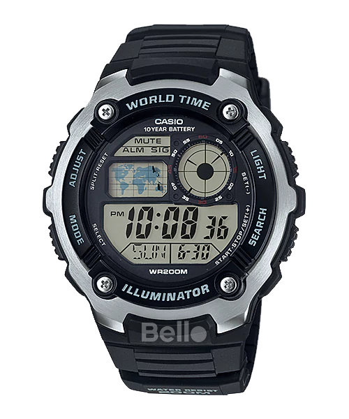  Casio AE-2100W-1AVDF - Uy tín từ 2009, Tem vàng chống giả, Bảo hành 1 năm, Pin miễn phí trọn đời 