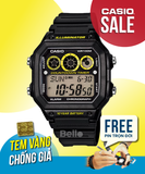 Casio AE-1300WH-1AVDF - Uy tín từ 2009, Tem vàng chống giả, Bảo hành 1 năm, Pin miễn phí trọn đời 