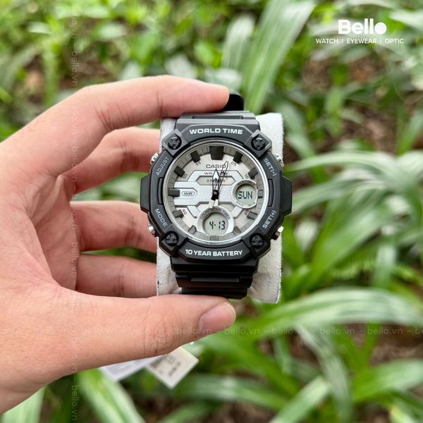 Casio AEQ-120W-7A - Uy tín từ 2009, Tem vàng chống giả, Bảo hành 1 năm, Pin miễn phí trọn đời 