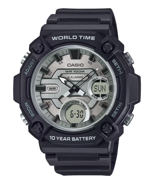  Casio AEQ-120W-7A - Uy tín từ 2009, Tem vàng chống giả, Bảo hành 1 năm, Pin miễn phí trọn đời 