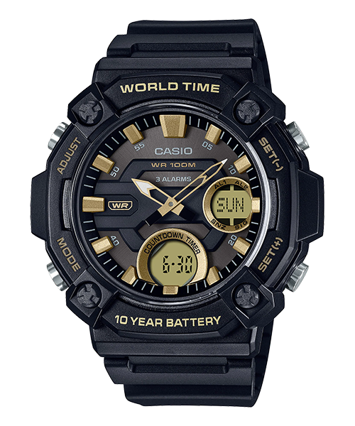  Casio AEQ-120W-9A - Uy tín từ 2009, Tem vàng chống giả, Bảo hành 1 năm, Pin miễn phí trọn đời 