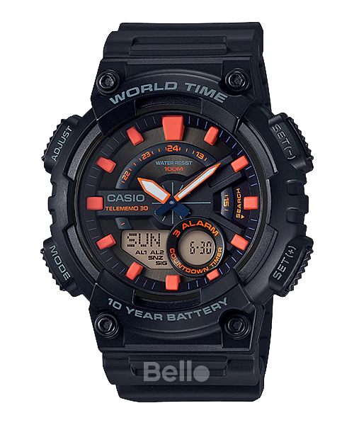  Casio AEQ-110W-1A2VDF - Uy tín từ 2009, Tem vàng chống giả, Bảo hành 1 năm, Pin miễn phí trọn đời 