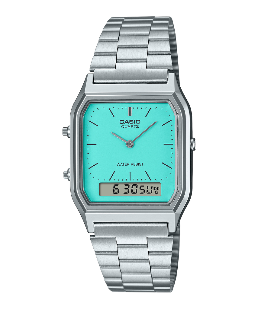  Casio AQ-230A-2A2MQYDF - Uy tín từ 2009, Tem vàng chống giả, Bảo hành 1 năm, Pin miễn phí trọn đời 