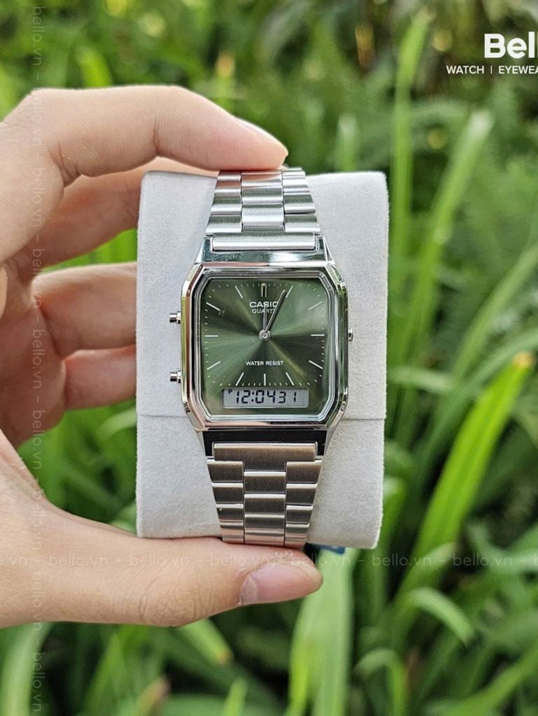  Casio AQ-230A-3AMQY - Uy tín từ 2009, Tem vàng chống giả, Bảo hành 1 năm, Pin miễn phí trọn đời 