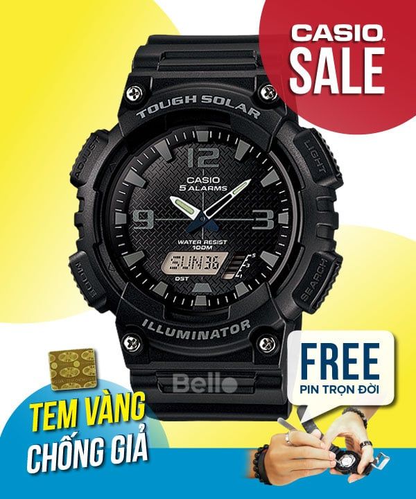  Casio AQ-S810W-1A2VDF - Uy tín từ 2009, Tem vàng chống giả, Bảo hành 1 năm, Pin miễn phí trọn đời 