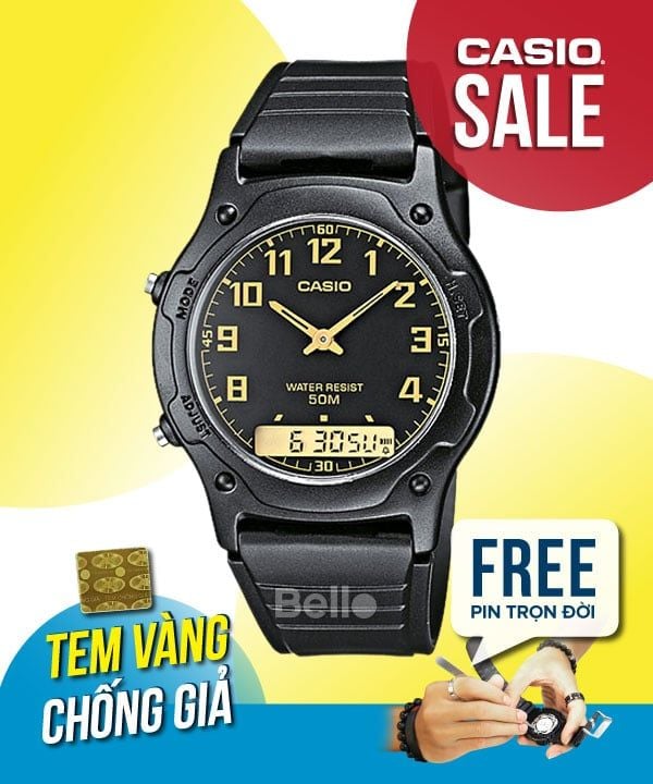 Casio Nam AW-49H-1BVDF - Freeship khi Subscribe – Bello