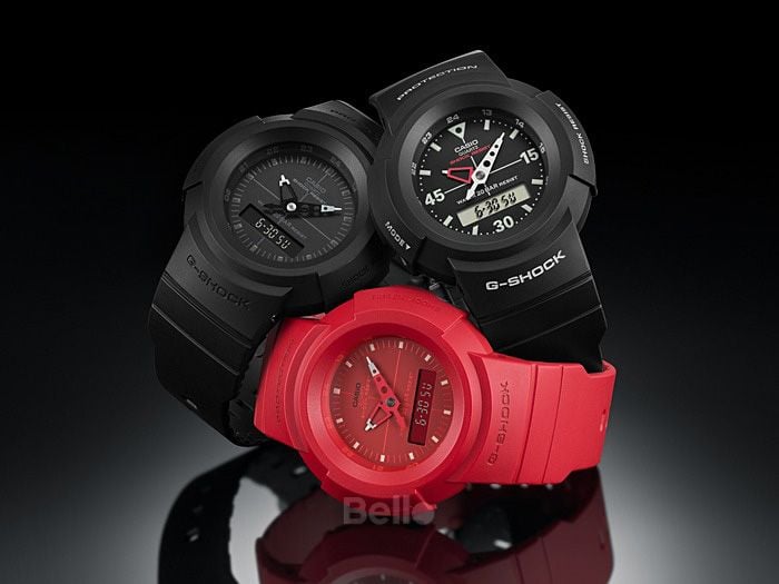  [Pin Miễn Phí Trọn Đời] AW-500BB-1EDR - Đồng hồ G-Shock Nam - Tem Vàng Chống Giả 