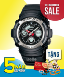  [Pin Miễn Phí Trọn Đời] AW-590-1A - Đồng hồ G-Shock Nam - Tem Vàng Chống Giả 