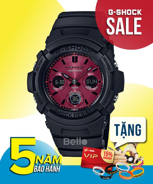  Casio G-Shock AWR-M100SAR-1A - Uy tín từ 2009, Tem vàng chống giả, Bảo hành 5 năm, Pin miễn phí trọn đời 