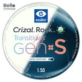  Tròng Kính Đổi Màu Essilor Transitions Gen S Xanh Biển Sapphire 