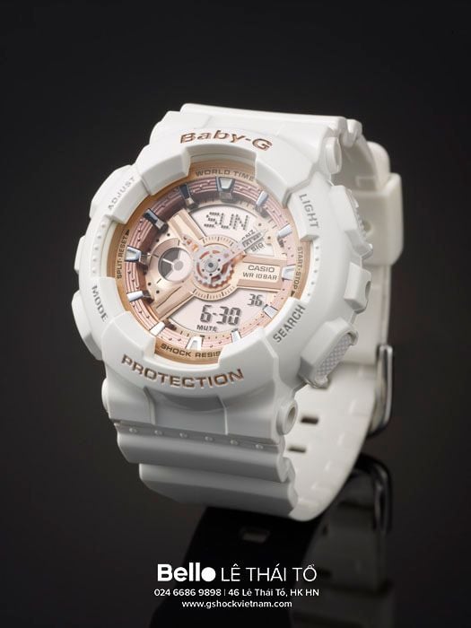  Casio Baby-G BA-110-7A1 - Uy tín từ 2009, Tem vàng chống giả, Bảo hành 5 năm, Pin miễn phí trọn đời 